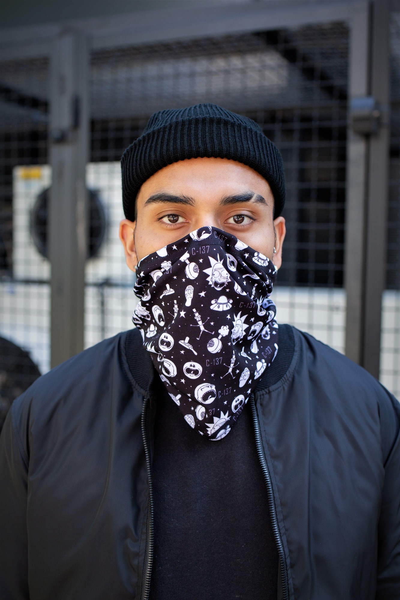 

Шарф Снуд Without с Рисунком Rick and Morty Black