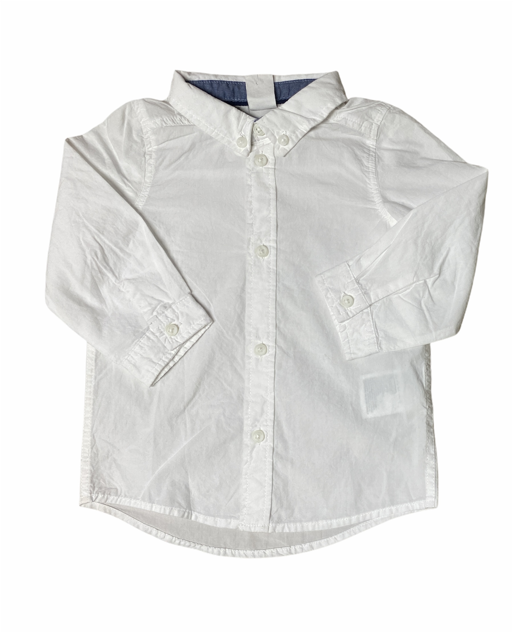 

Рубашка H&M 80 Белый 0768858_син.пол.наворот