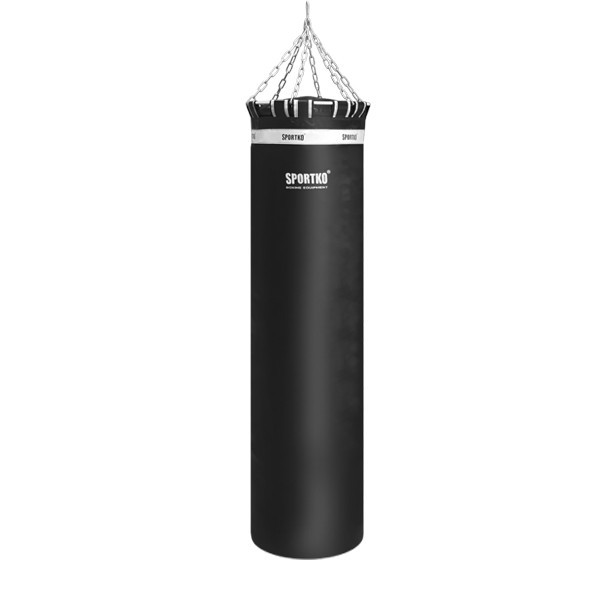 

Боксерский мешок SPORTKO МП-155 ПВХ 150 см/50 см/80 кг черный