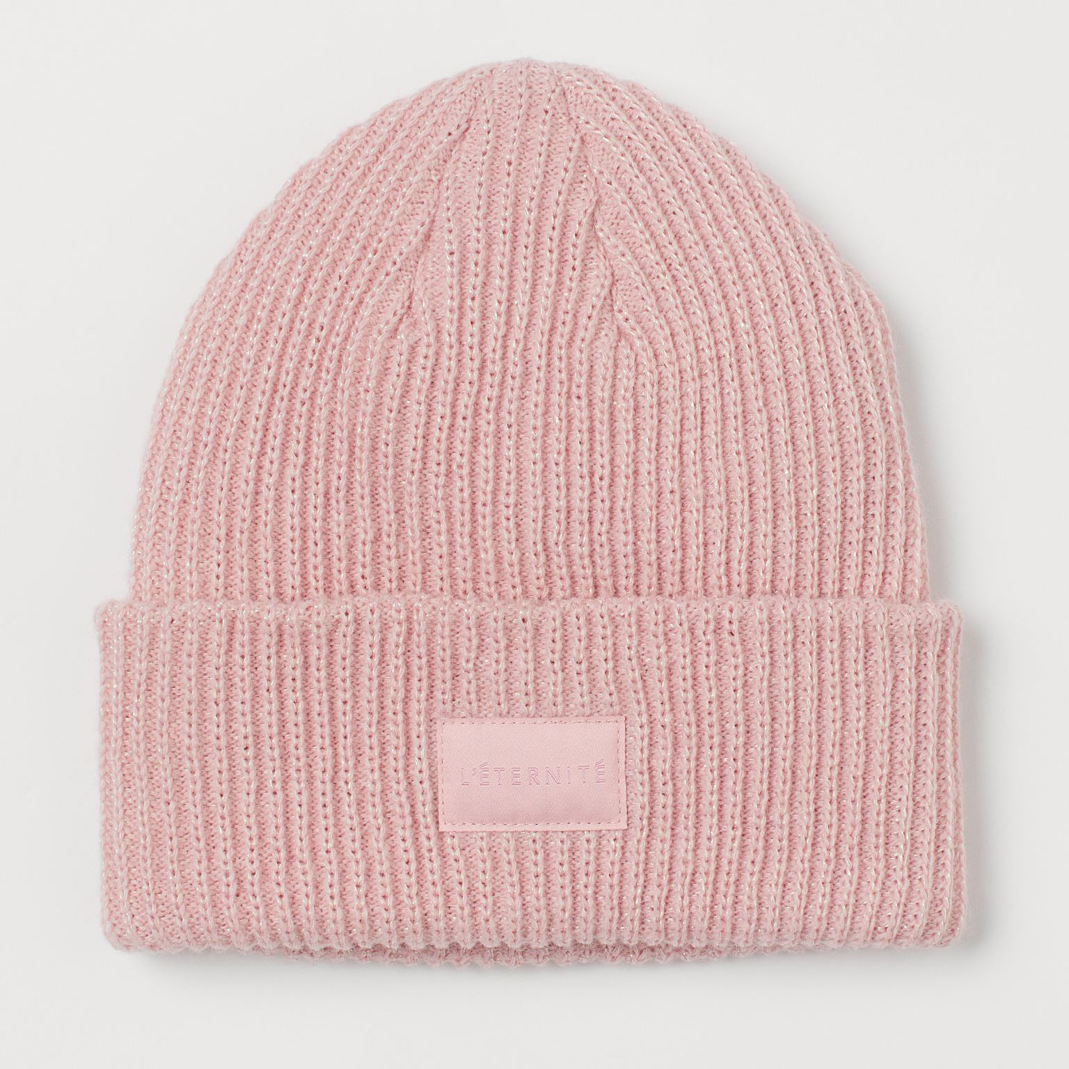 

Шапка H&M 609-7324090 52-58 Светло-розовая