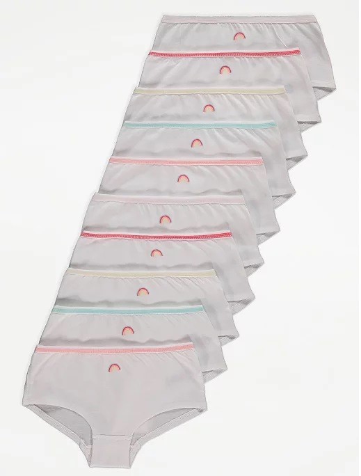 

Комплект коротких трусов George для девочки 575/5751/2073 158-164 белые