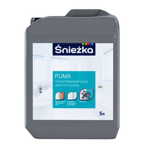 

Грунтовка Sniezka "Пума" антигрибок для стен 5 л Бесцветный (792)