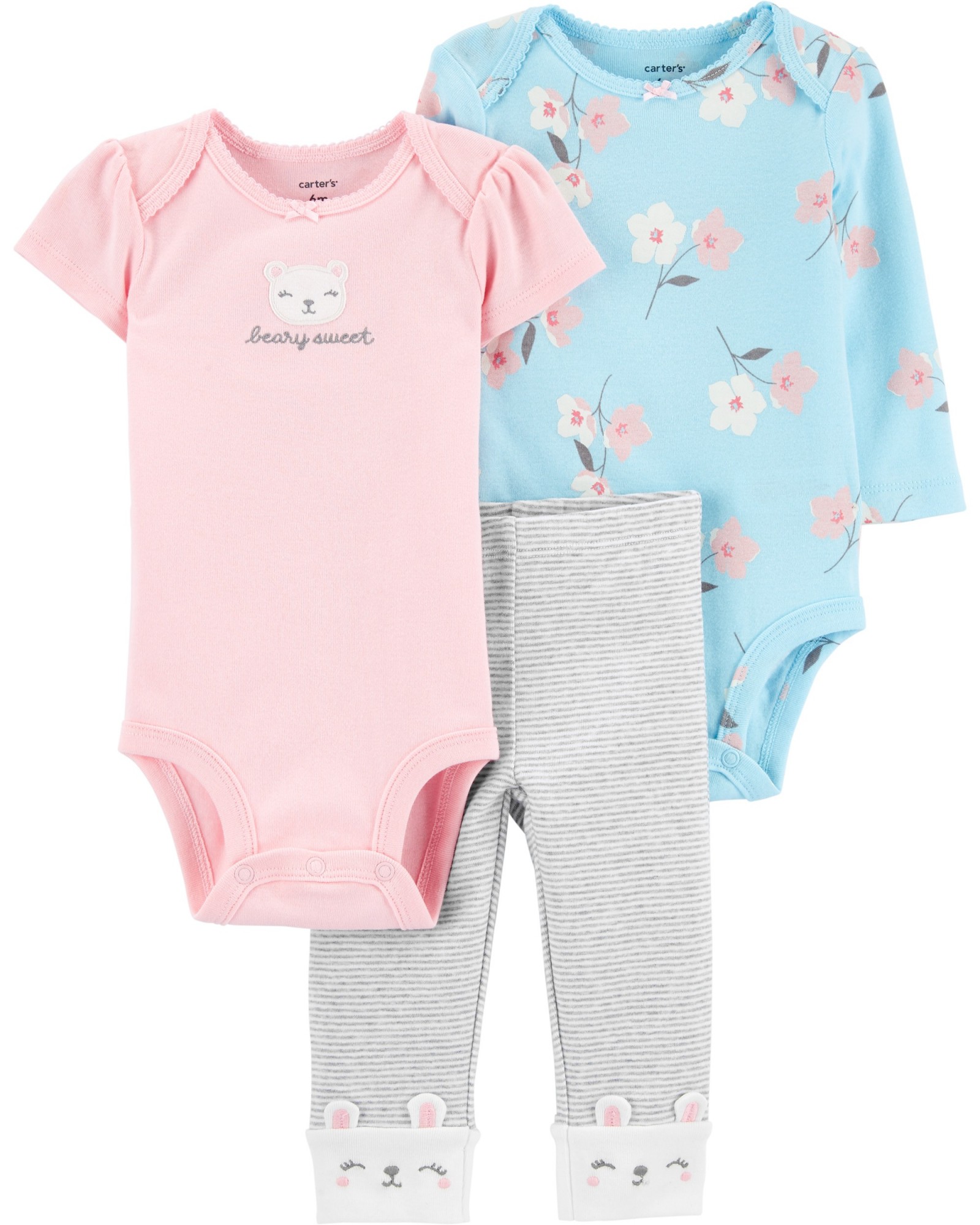 

Комплект для девочки Carters (951110) 69-72 см,9 мес.
