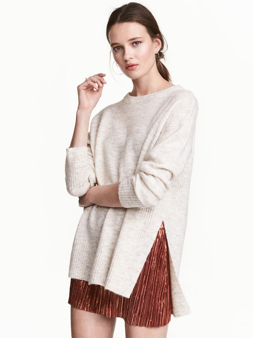 

Джемпер H&M 8212609 М Светло-бежевый