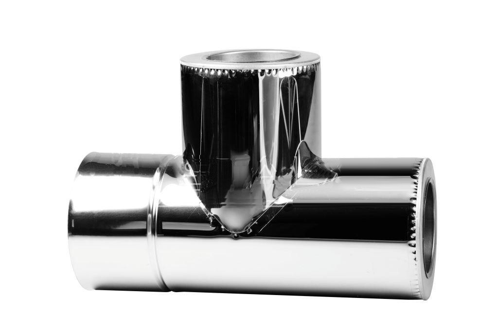 

Тройник STALAR 87° Термо Ø180/250 нерж/оц 0.8мм элемент дымохода из нержавеющей стали