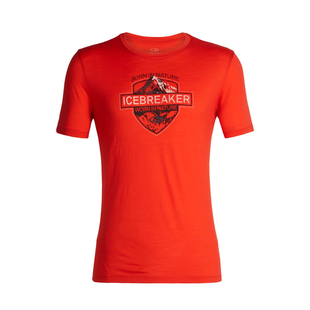 

Термофутболка Icebreaker Tech Lite SS Crewe Alpine Crest CHILI RED  (104 312 601, Термофутболка Icebreaker Tech Lite SS Crewe Alpine Crest CHILI RED L (104 312 601 L)