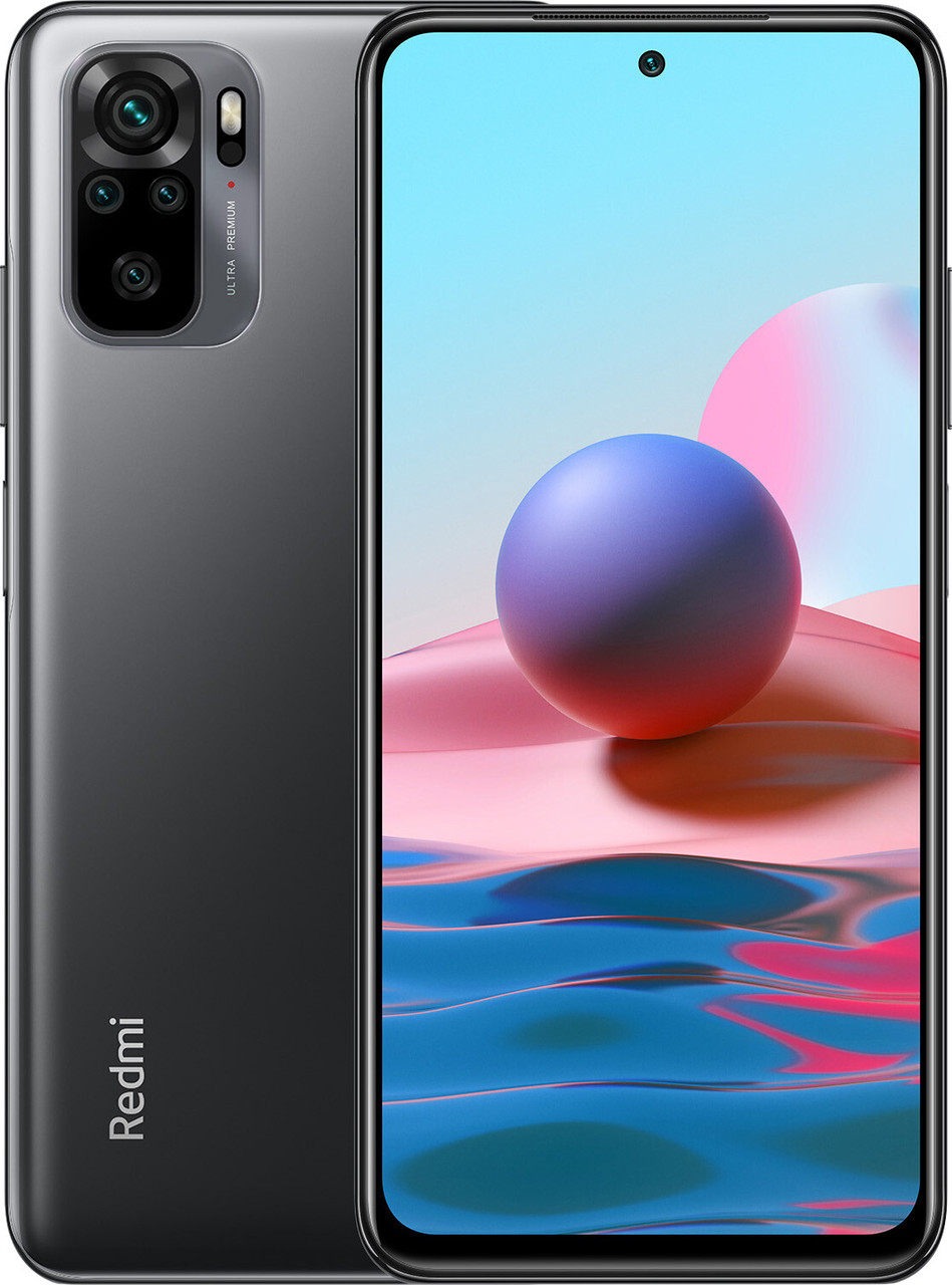 

Смартфон Xiaomi Redmi Note 10 4/128GB Gray (Global Version)