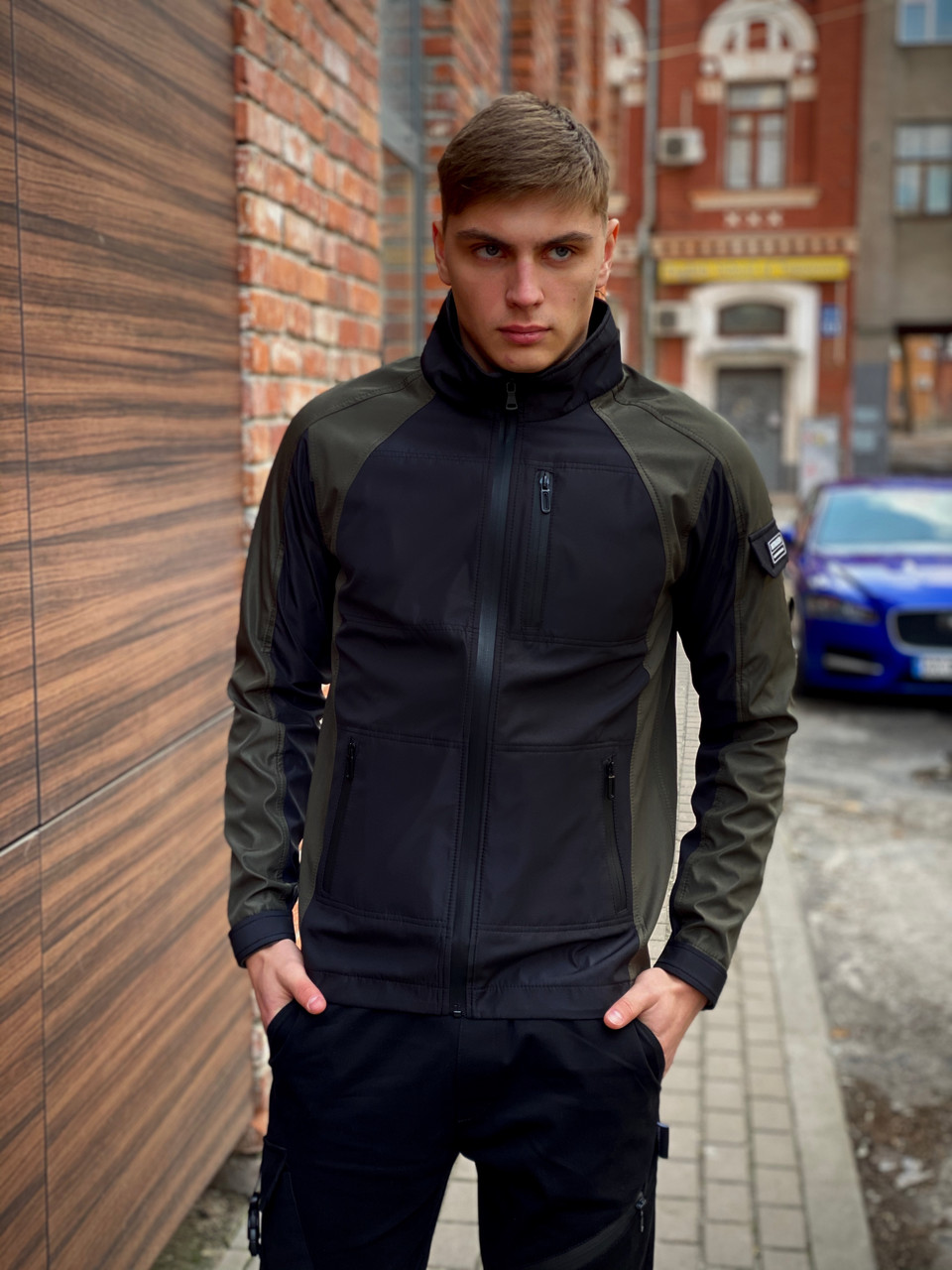 

Мужская весенняя куртка Intruder SoftShell Lite iForce хаки-черная XXL (001SAG 0755)