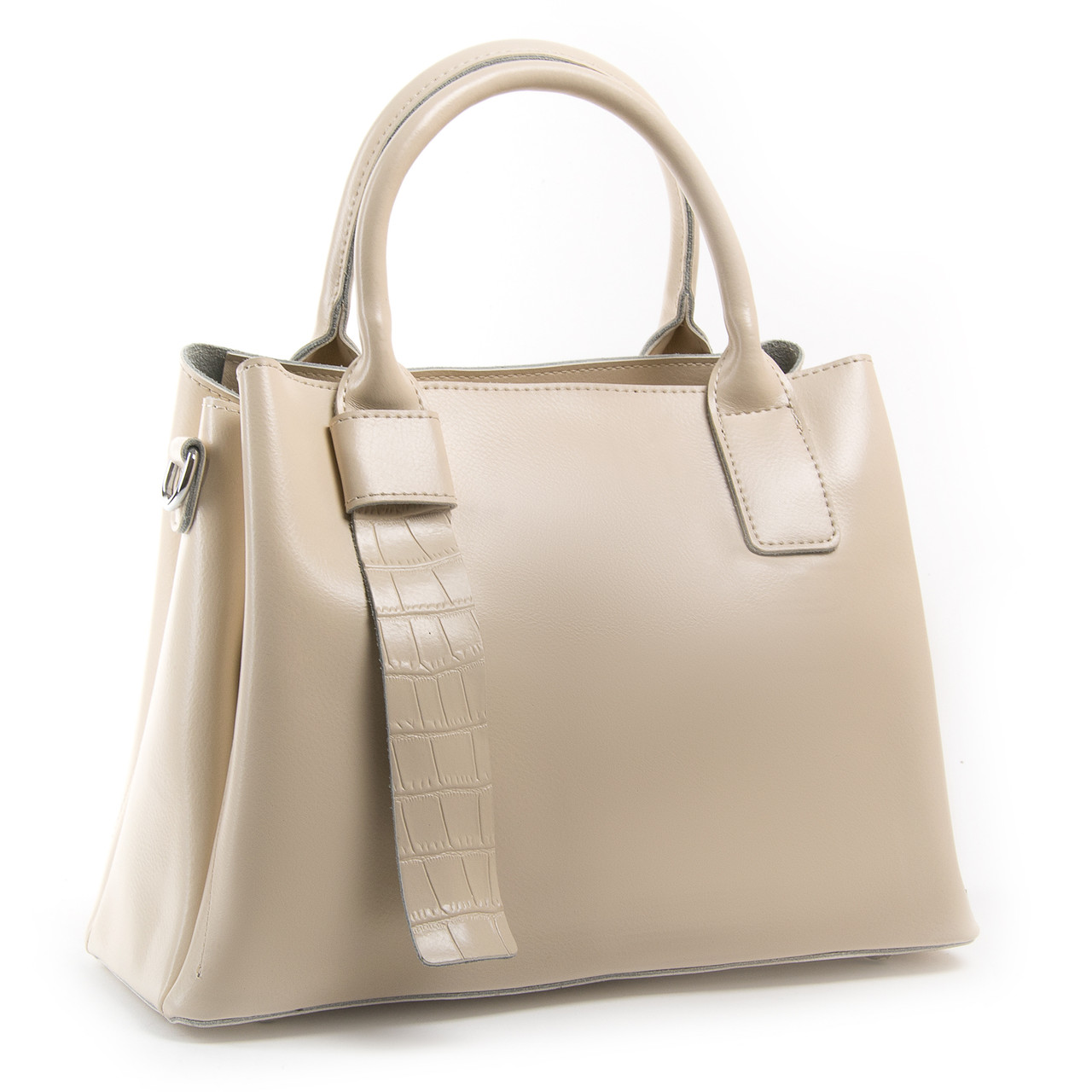 

Сумка Женская Классическая кожа ALEX RAI 07-02 2235 бежевая beige