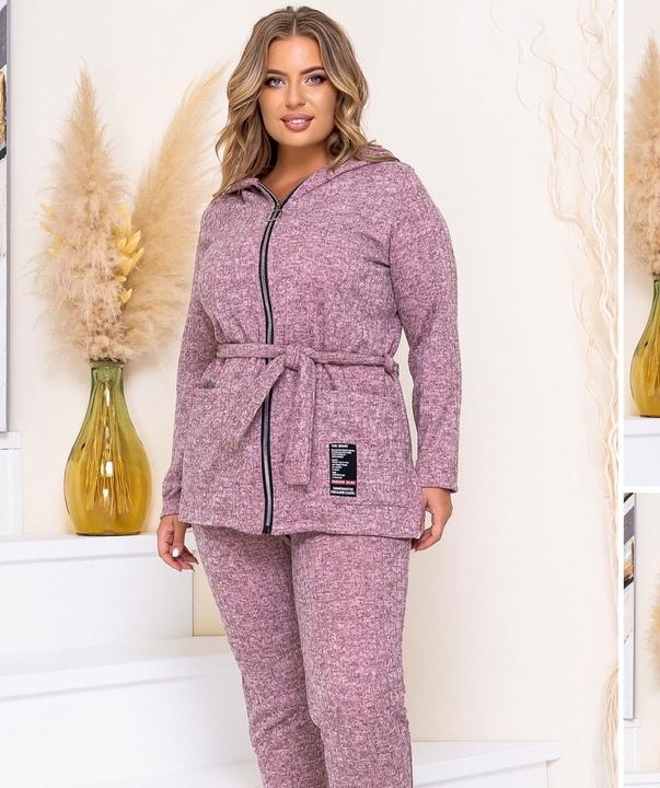 

Костюм G&M k-84659 - Размер цвет пудра меланж, Костюм G&M k-84659 56-58 Размер цвет пудра меланж
