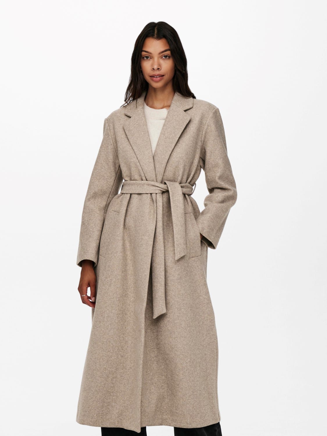 

Пальто ONLY 15232386  Taupe Gray, Пальто ONLY 15232386 M Taupe Gray