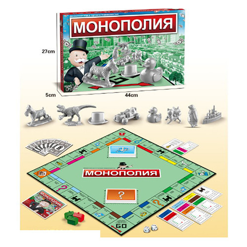 

Настольная игра Монополия Metr+ 1680EC