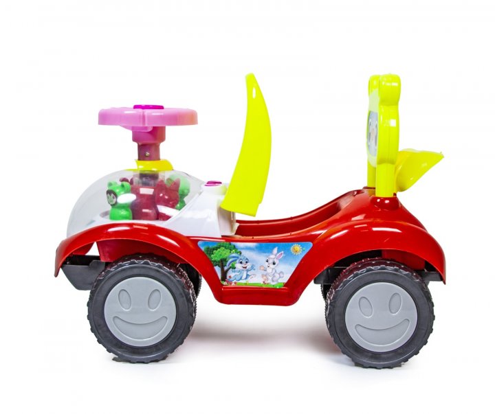 

Детская каталка-толокар Kidwill Зайцы до 30 кг Красный (DP-516-Red)