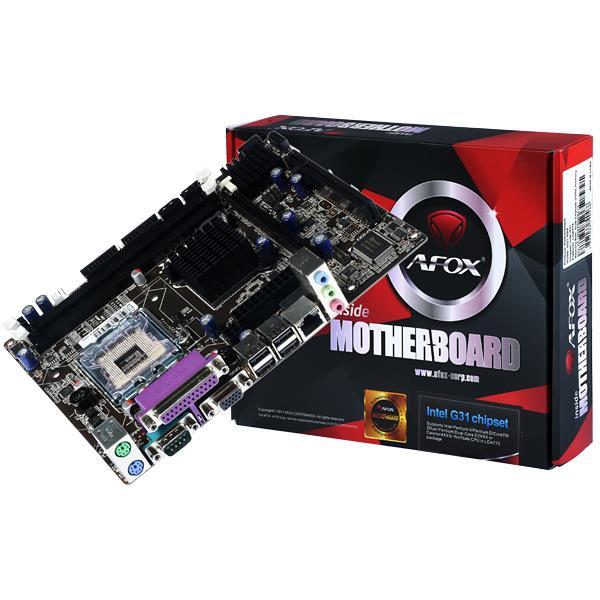 

Материнская плата Afox IG31-MA5 (s775, Intel G31, PCI-Ex16)