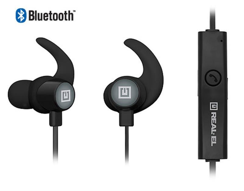 

Блютуз-гарнитура Real-EL Bluetooth-гарнитура Z-4010 BT Black (EL124100009)