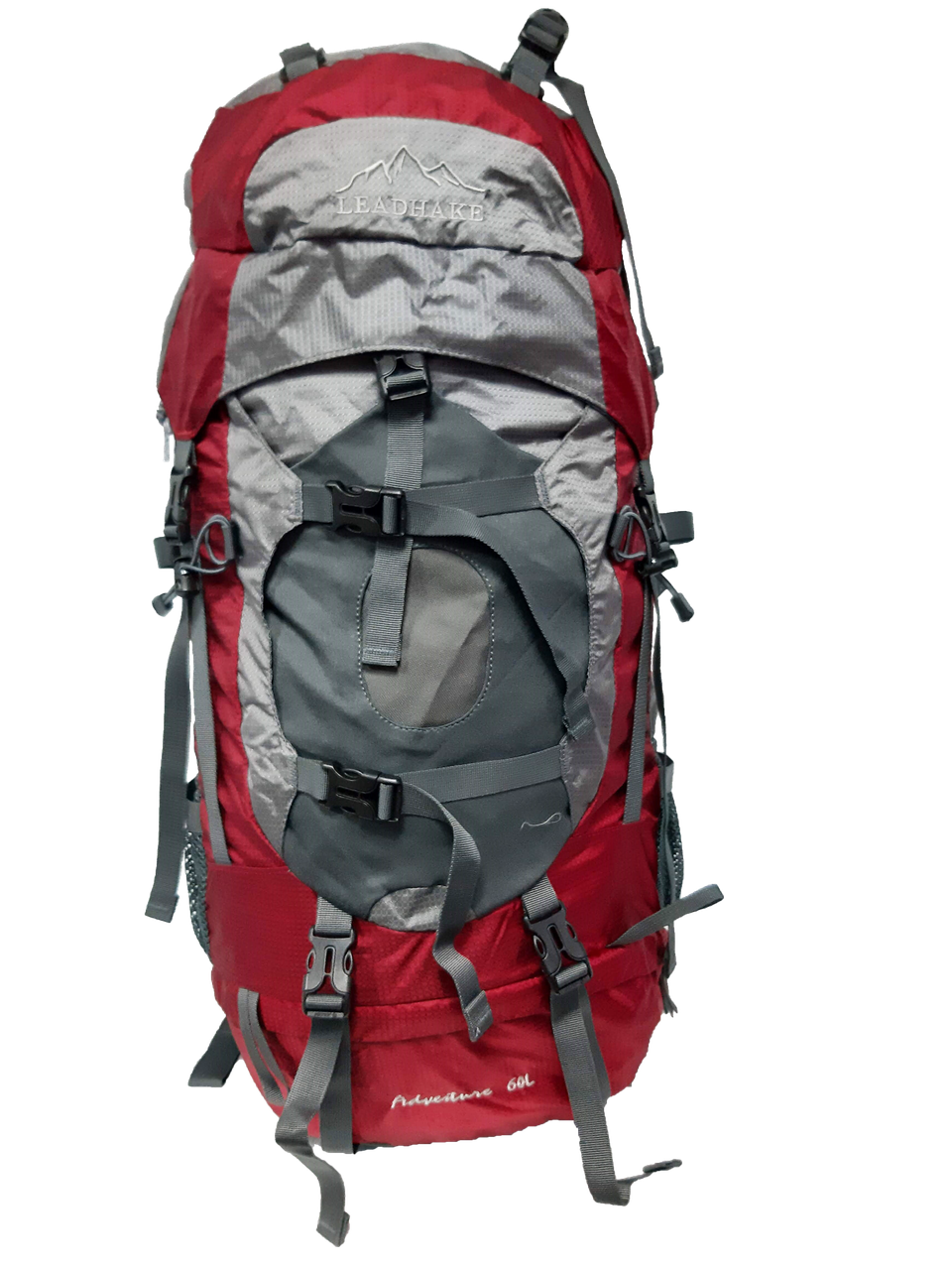 

Рюкзак туристический Leadhake 058 60л каркасный Красный с чехлом (01L05808)