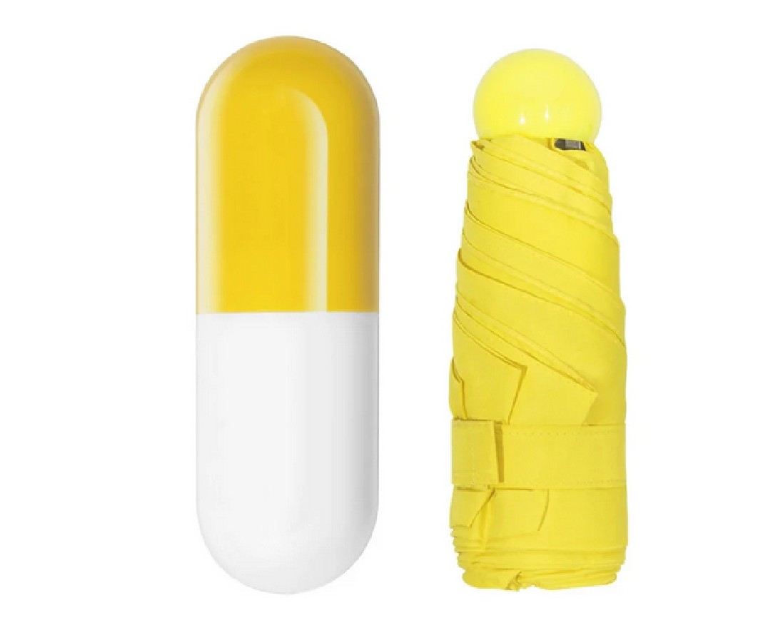 

Мини-Зонт в Капсуле Сapsule Umbrella mini Желтый