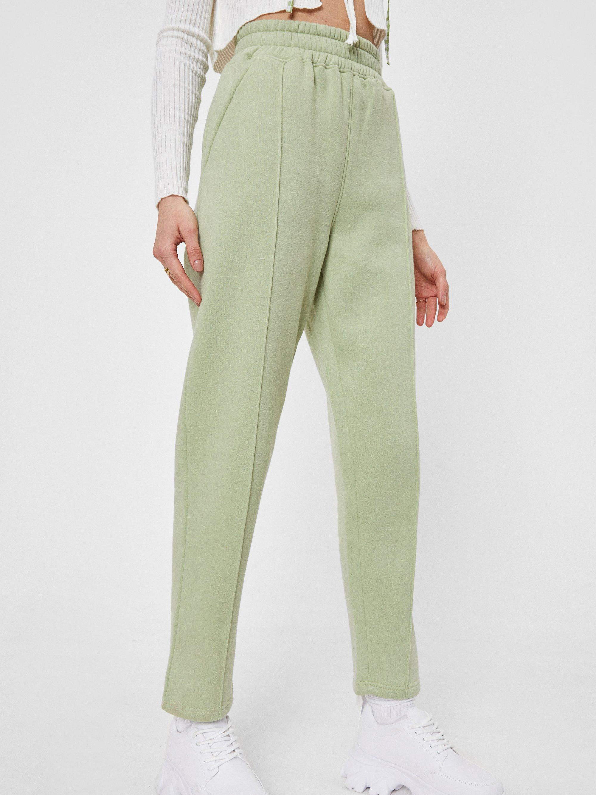 

Спортивные брюки Boohoo Nasty Gal bh04400164 36 Светло-зеленые