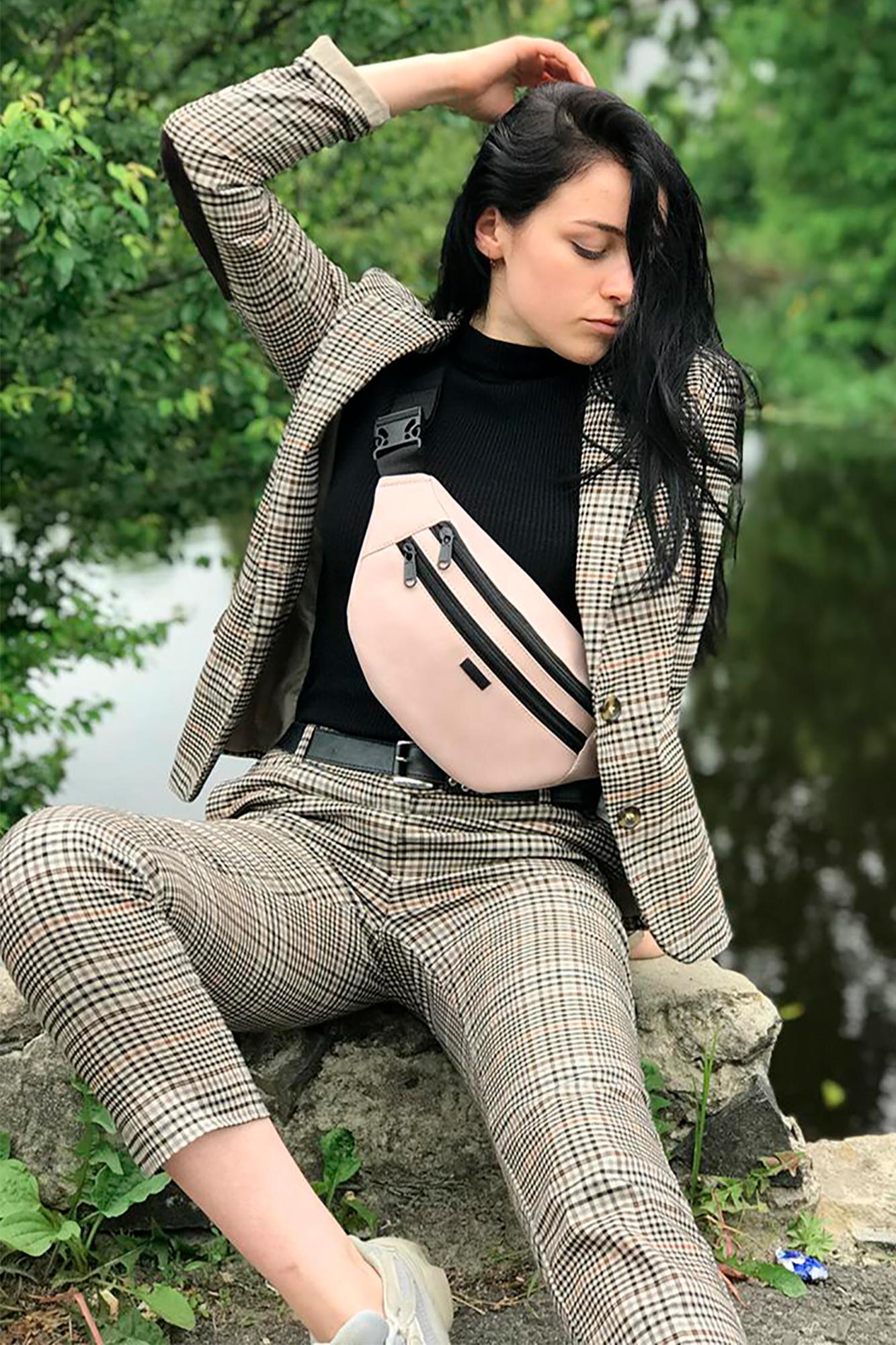 

Поясна Mamakazala cумка Turtle Розовый