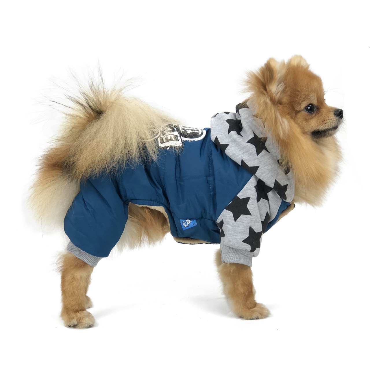 

Комбинезон для собак Elfidog PankPeace S Blue