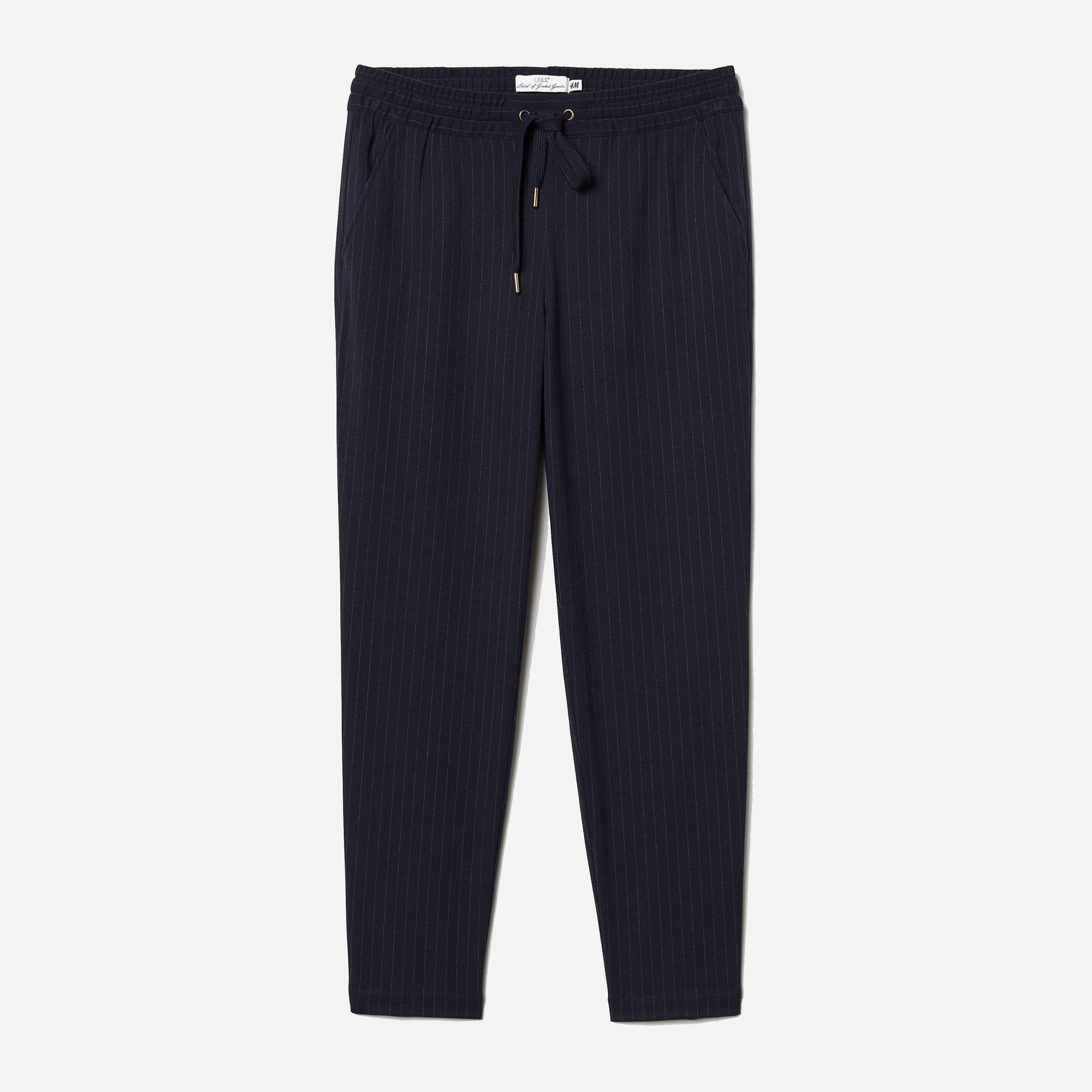 

Брюки H&M 6496719 38 Темно-синие