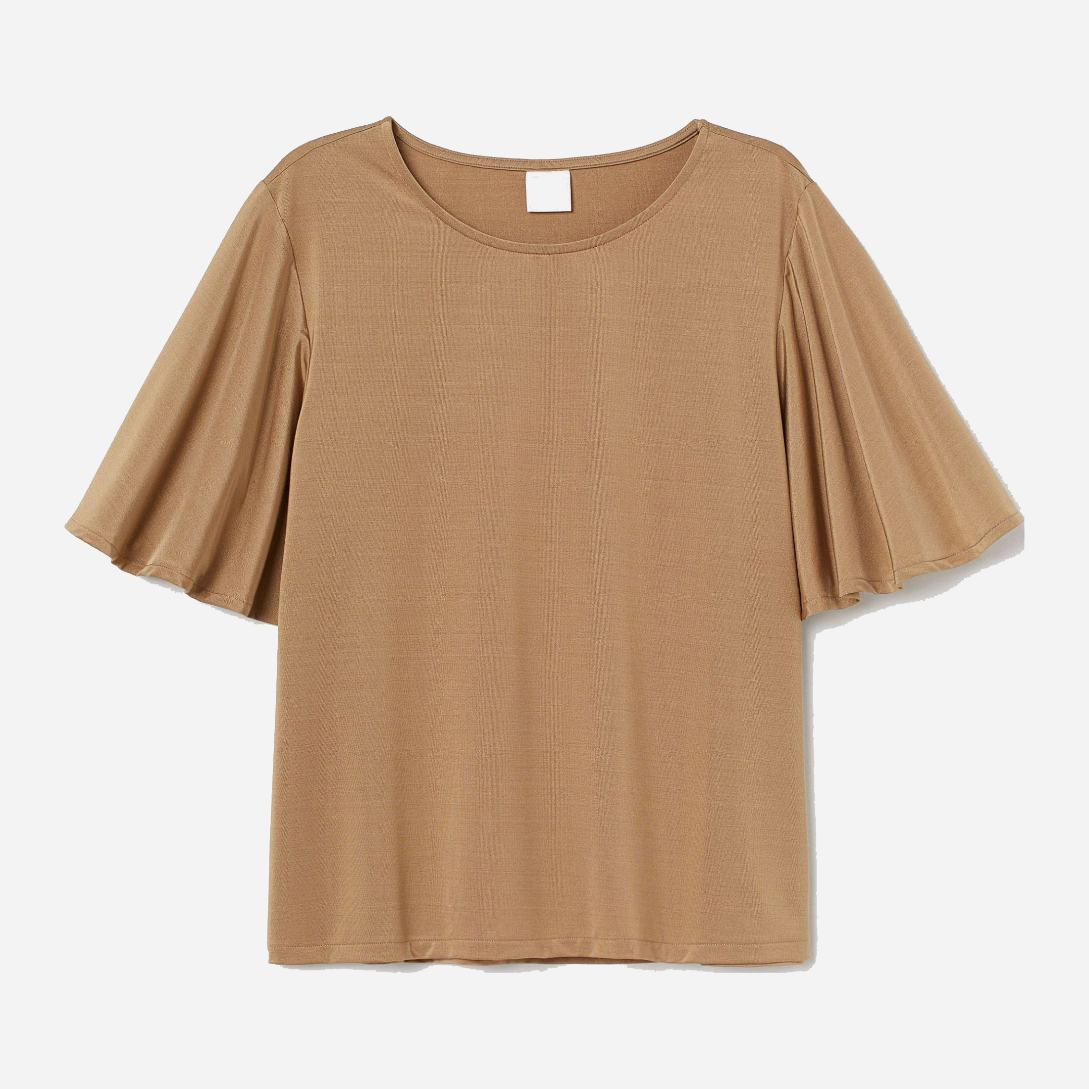 

Футболка H&M 8206710 S Темно-бежевая