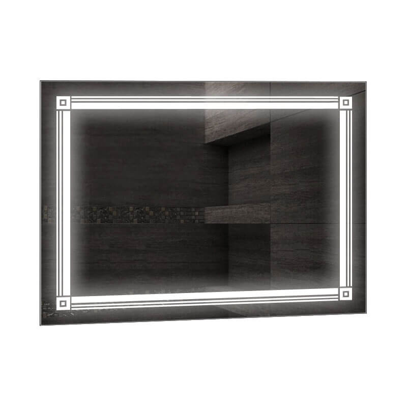 

Зеркало SmartWorld Safira серия Lite в ванную с подсветкой прямоугольное 160x80x3см. (Lite-Safira-80x160)