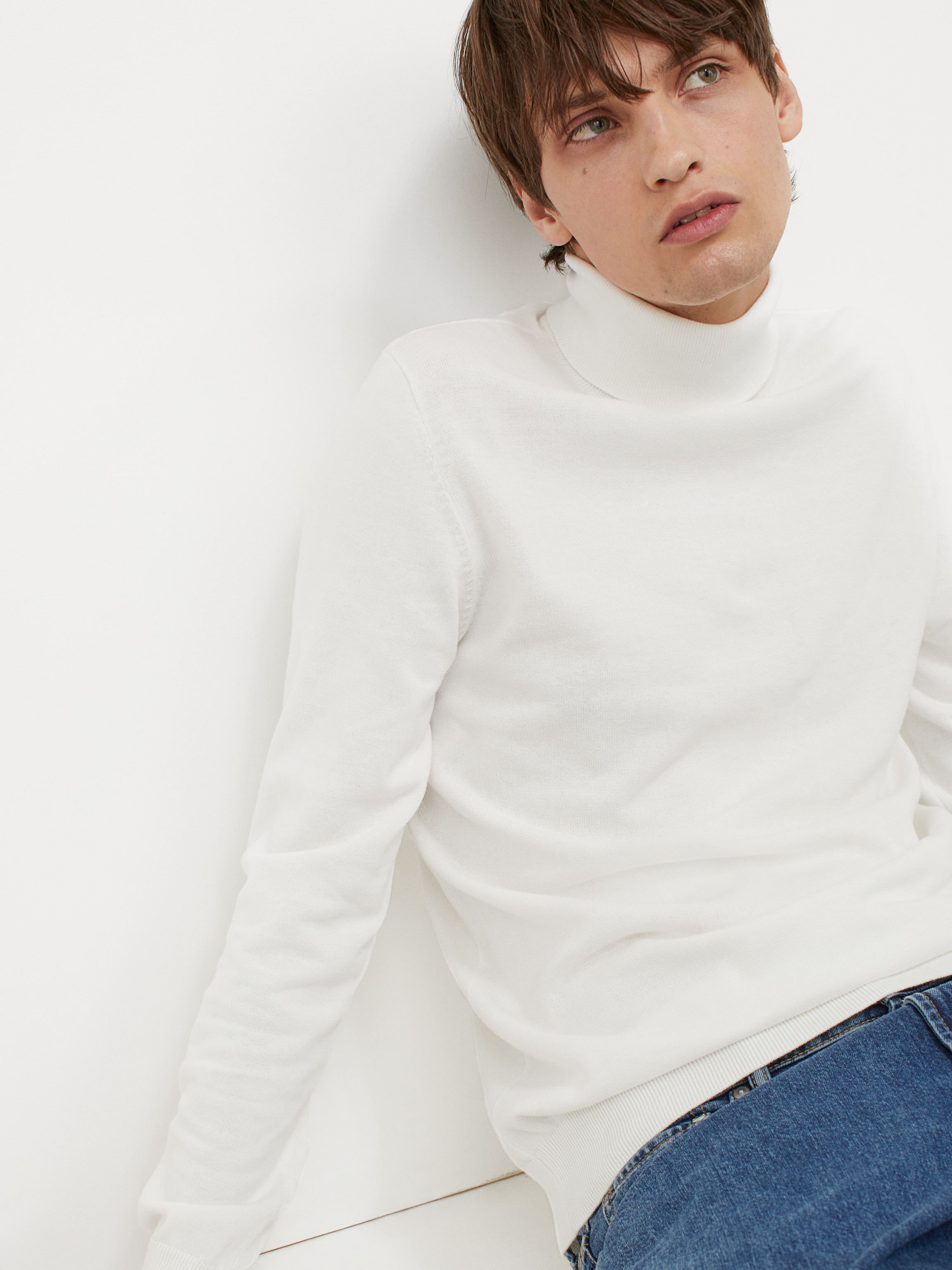 

Водолазка H&M 7158281 M Белая