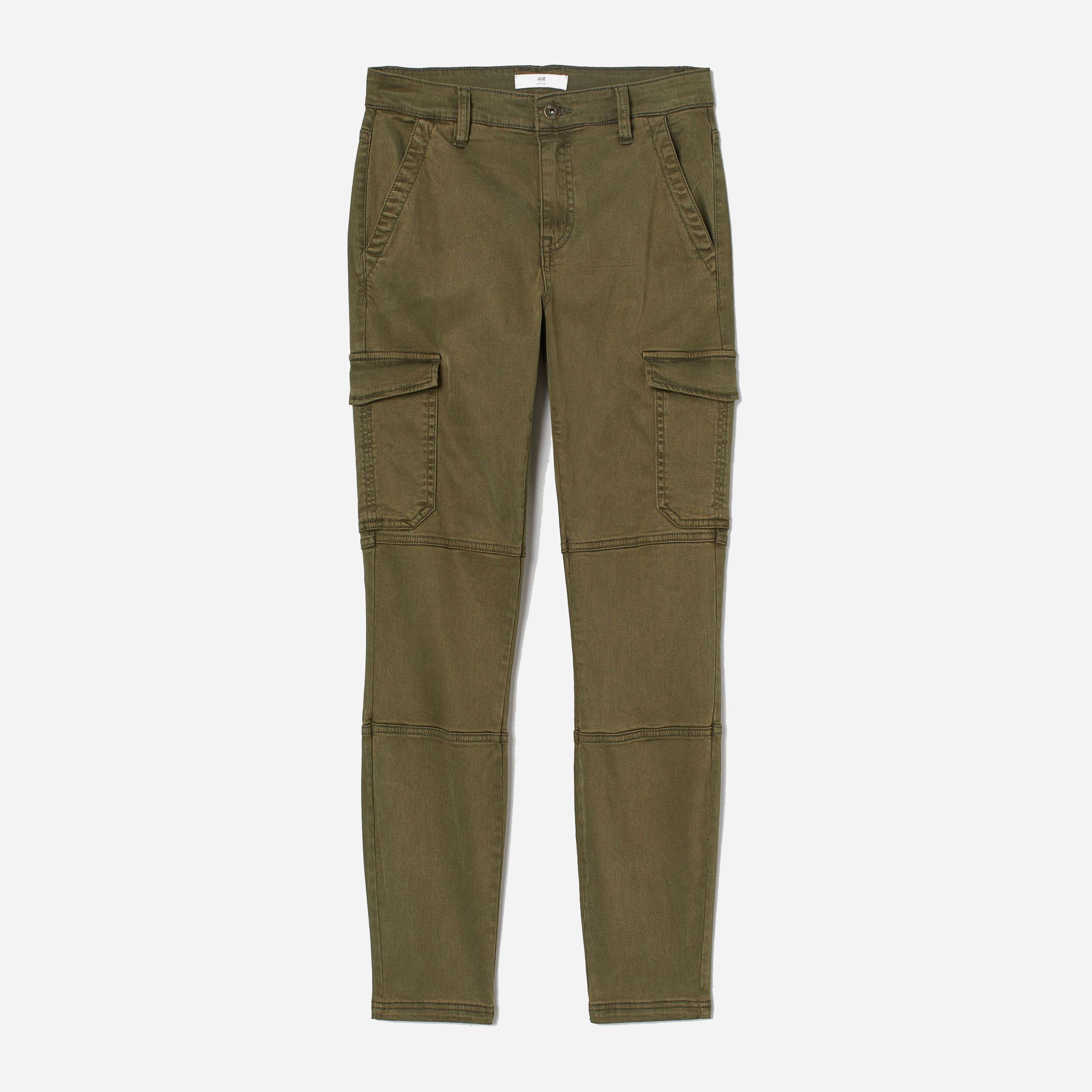 

Брюки H&M 7504440 36 Темно-зеленые хаки
