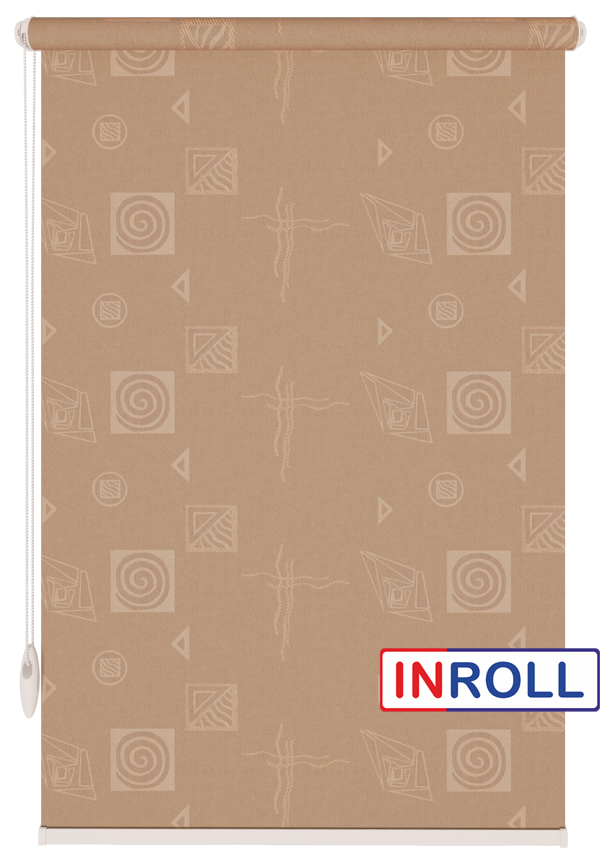 

Ролета тканевая INROLL Есо-Mini 125х165 см Ikea Маккофе 2085