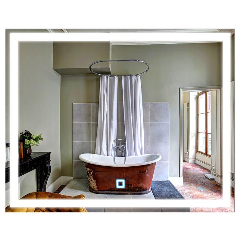 

Зеркало SmartWorld Frezia серия Smart с подсветкой LED прямоугольное 110x100x3см. (Smart-Frezia-100x110)