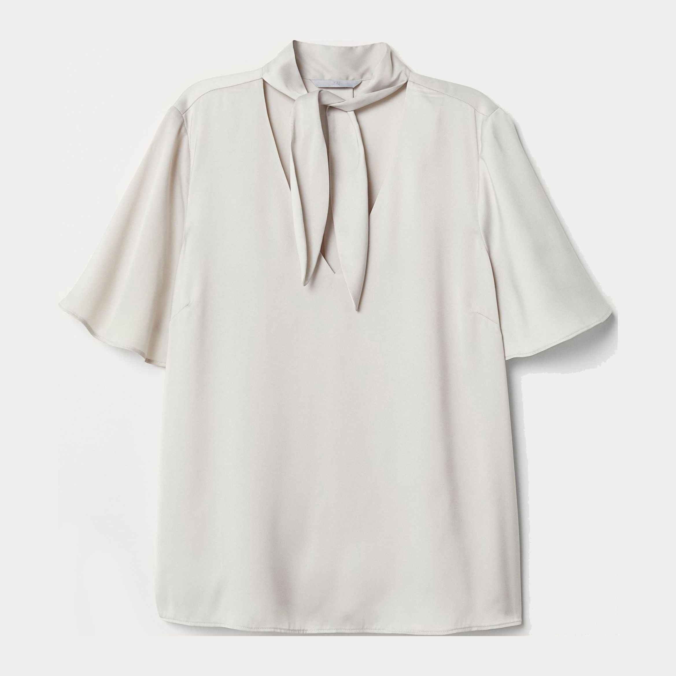 

Блузка H&M 6933878 38 Светло-бежевая