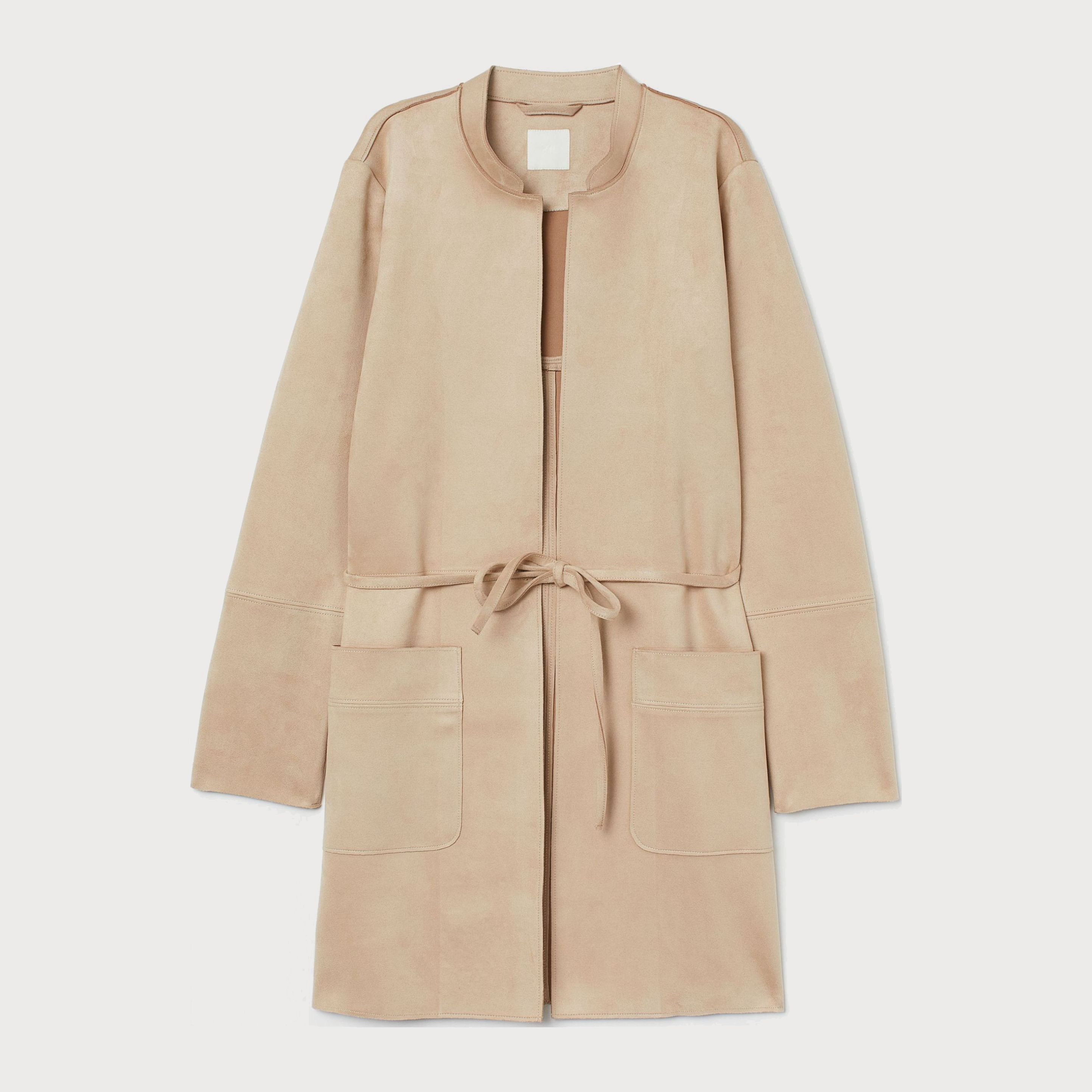 

Пальто H&M 8158481 40 Бежевое