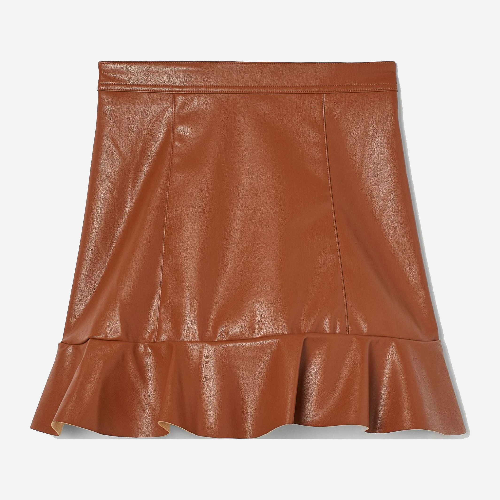 

Юбка из искусственной кожи H&M 8420282 44 Коричневая