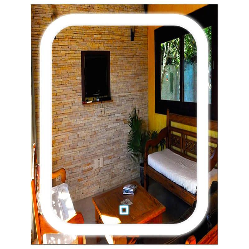 

Зеркало в ванную SmartWorld Veronica серия Smart с подсветкой LED прямоугольное 100x70x3см. (Smart-Veronica-70x100)