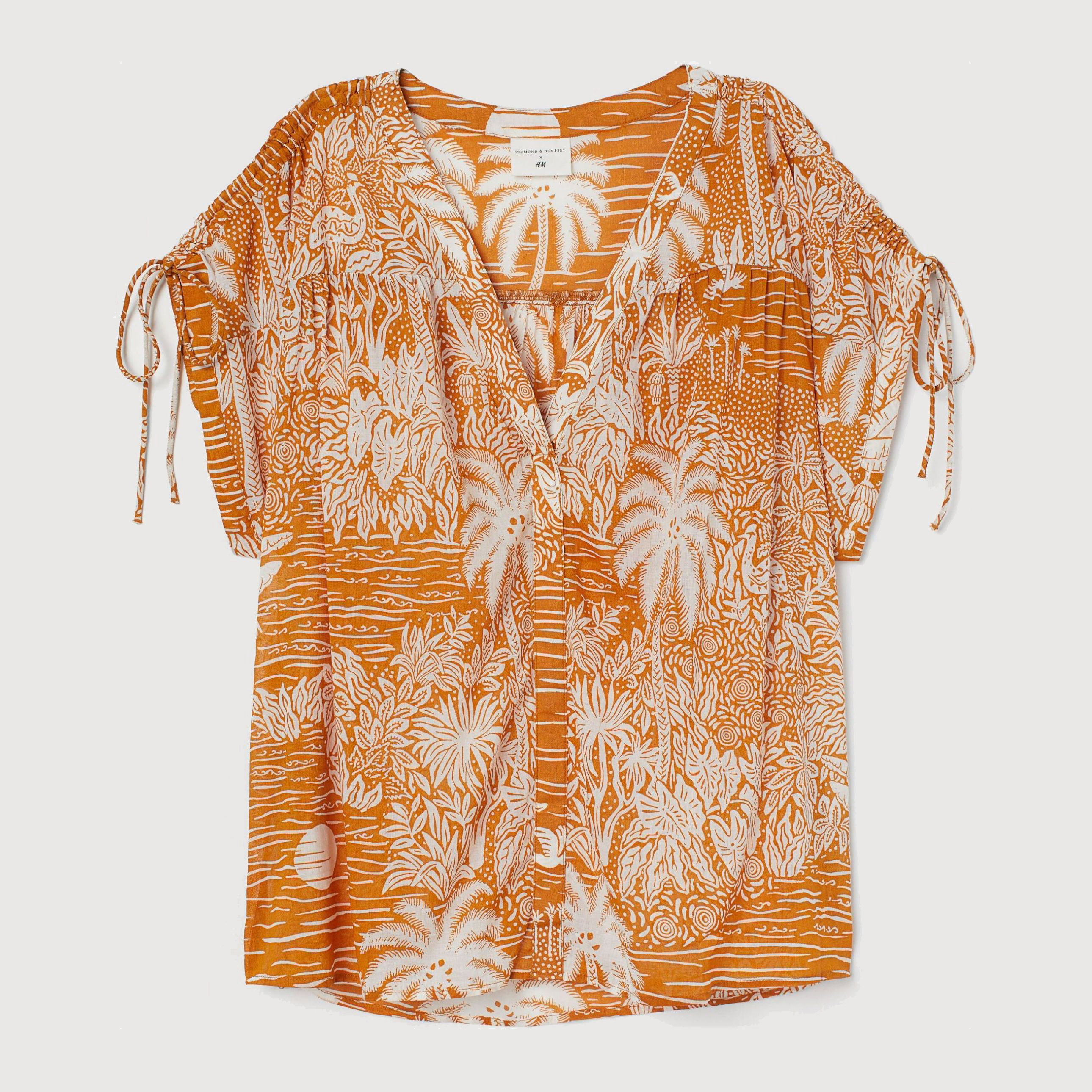 

Блузка H&M 8169651 XS Терракотовая пейзаж
