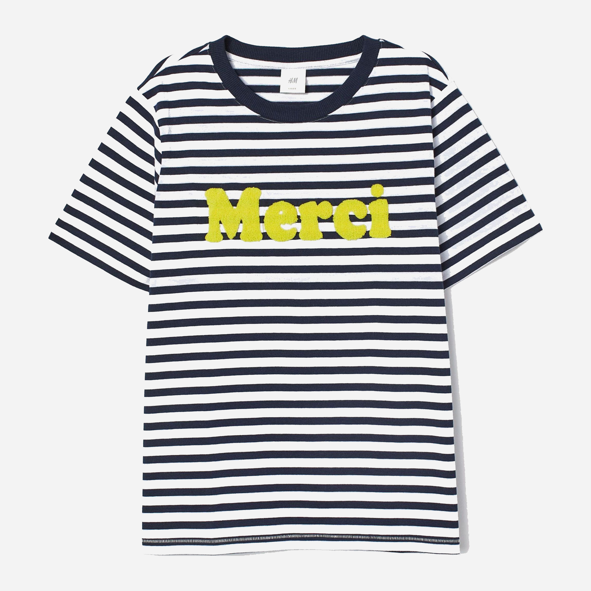 

Футболка H&M 8577971 XS Темно-синяя