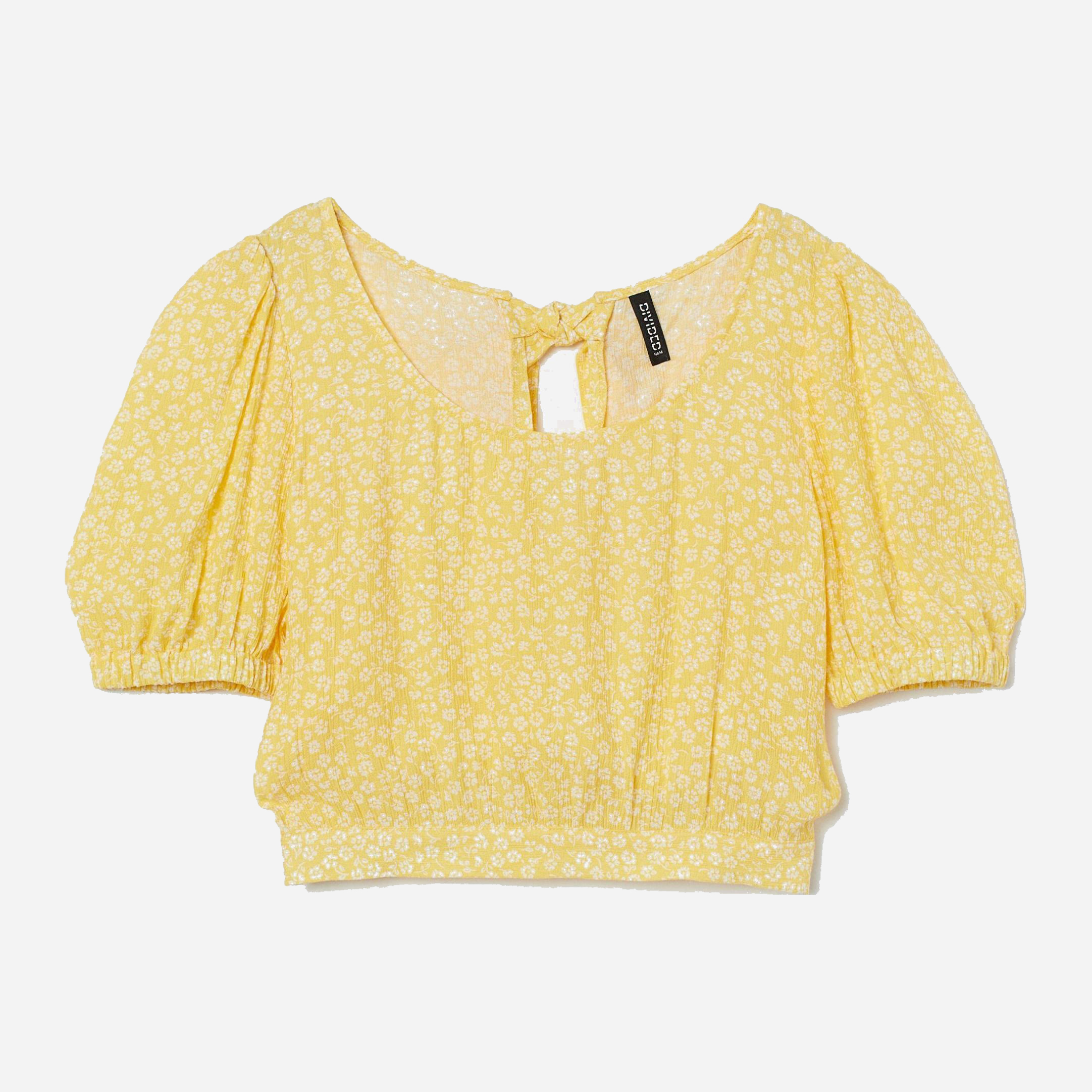 

Топ H&M 8606301 44 Желтый с белым