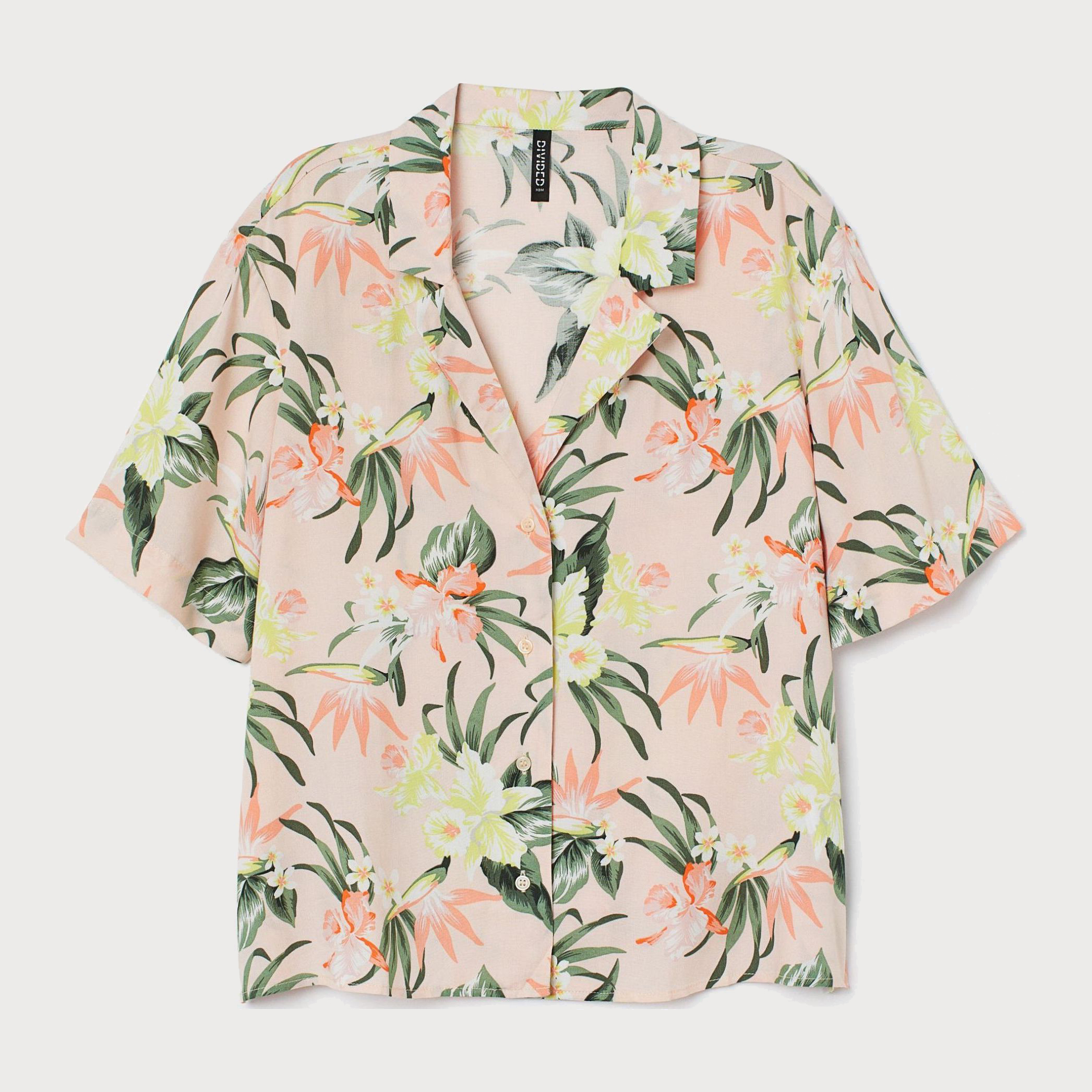 

Рубашка H&M 8720131 34 Розовая