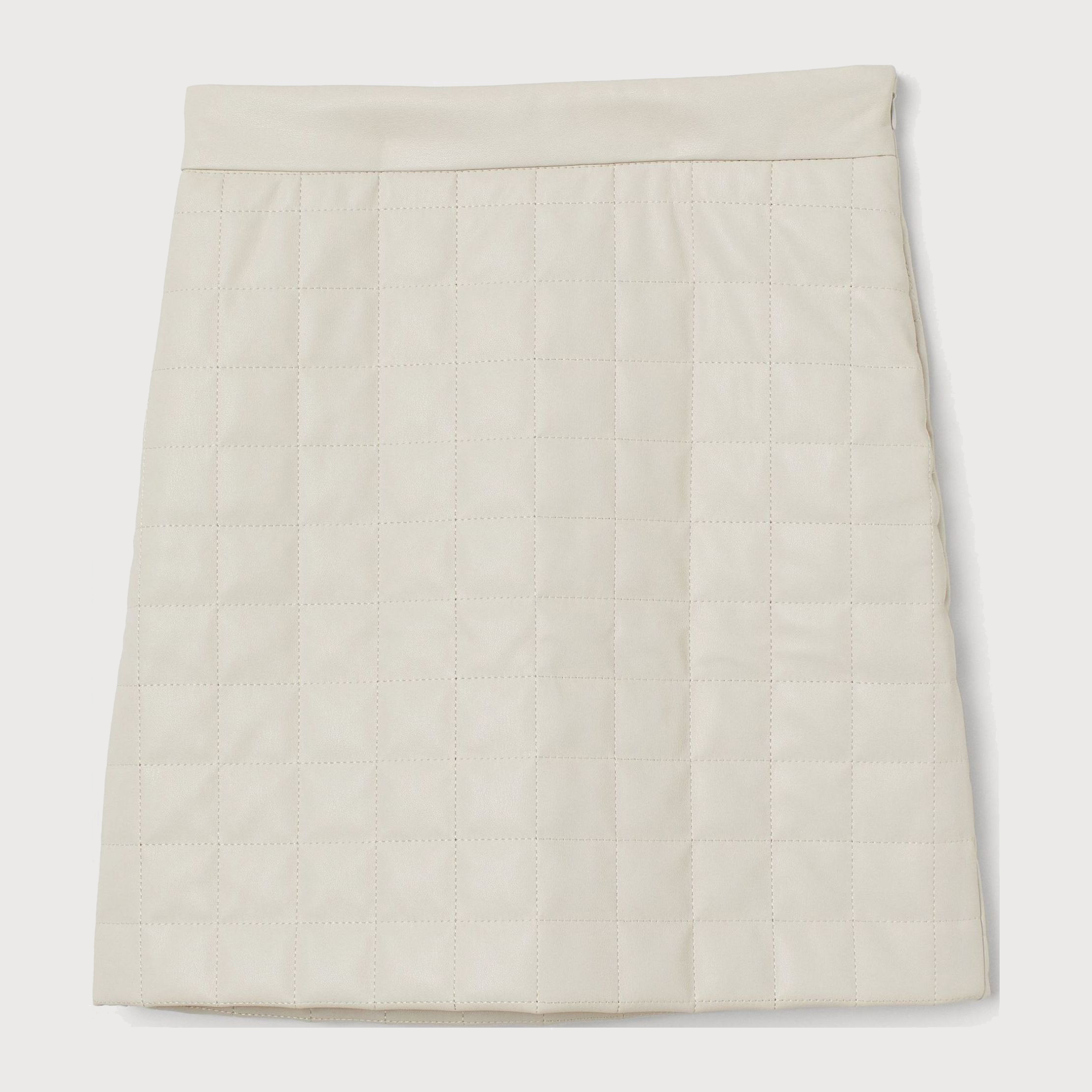 

Юбка из искусственной кожи H&M 9174472 40 Белая
