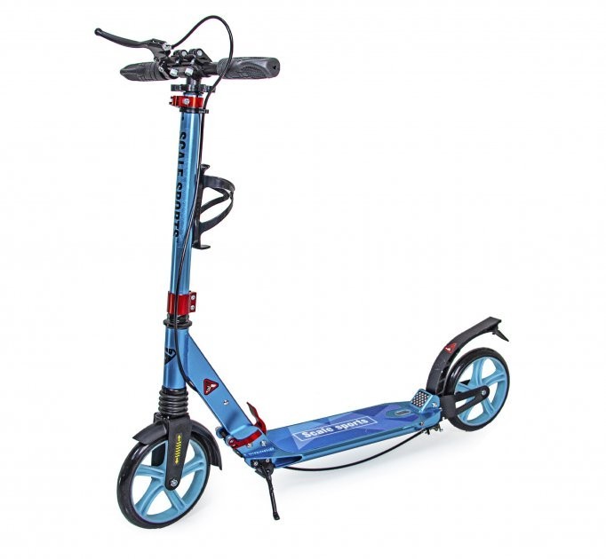 

Двухколесный самокат Scale Sports SS-10 с ручным тормозом Tiffany metallic