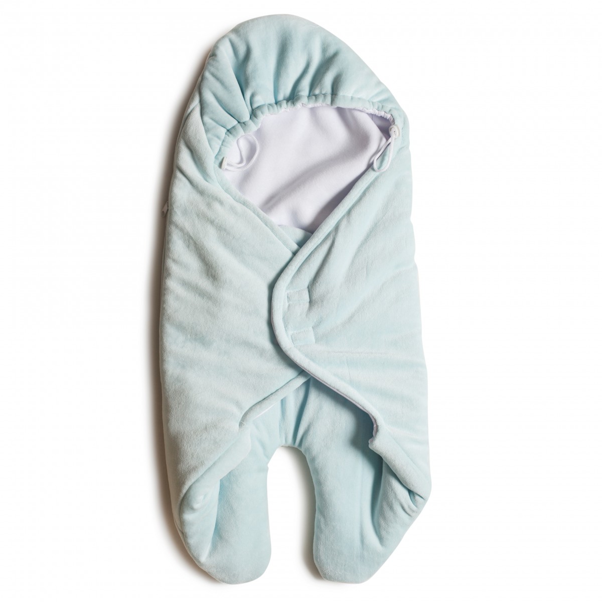 

Конверт- обнимашка в коляску Twins 9011-TO-401 Голубой двусторонний велюр/интерлок 80 х 35 см