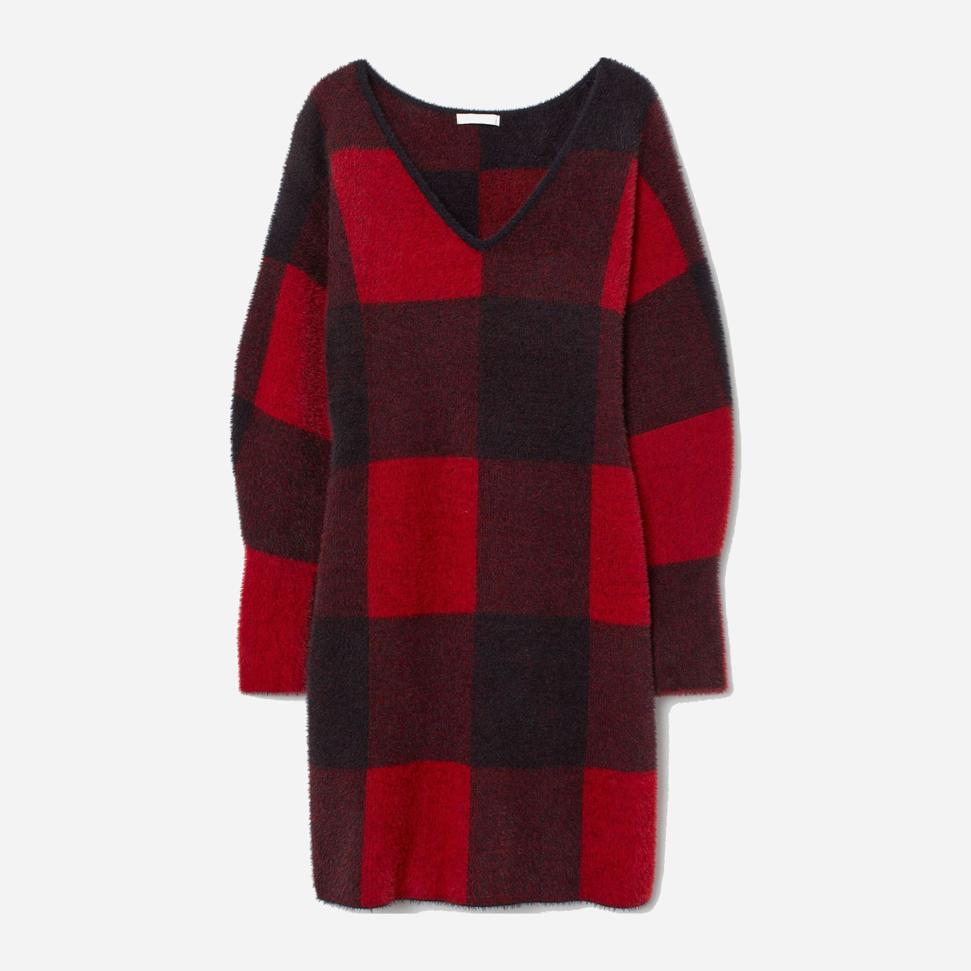 

Платье H&M 9247442 XL Красное с черным