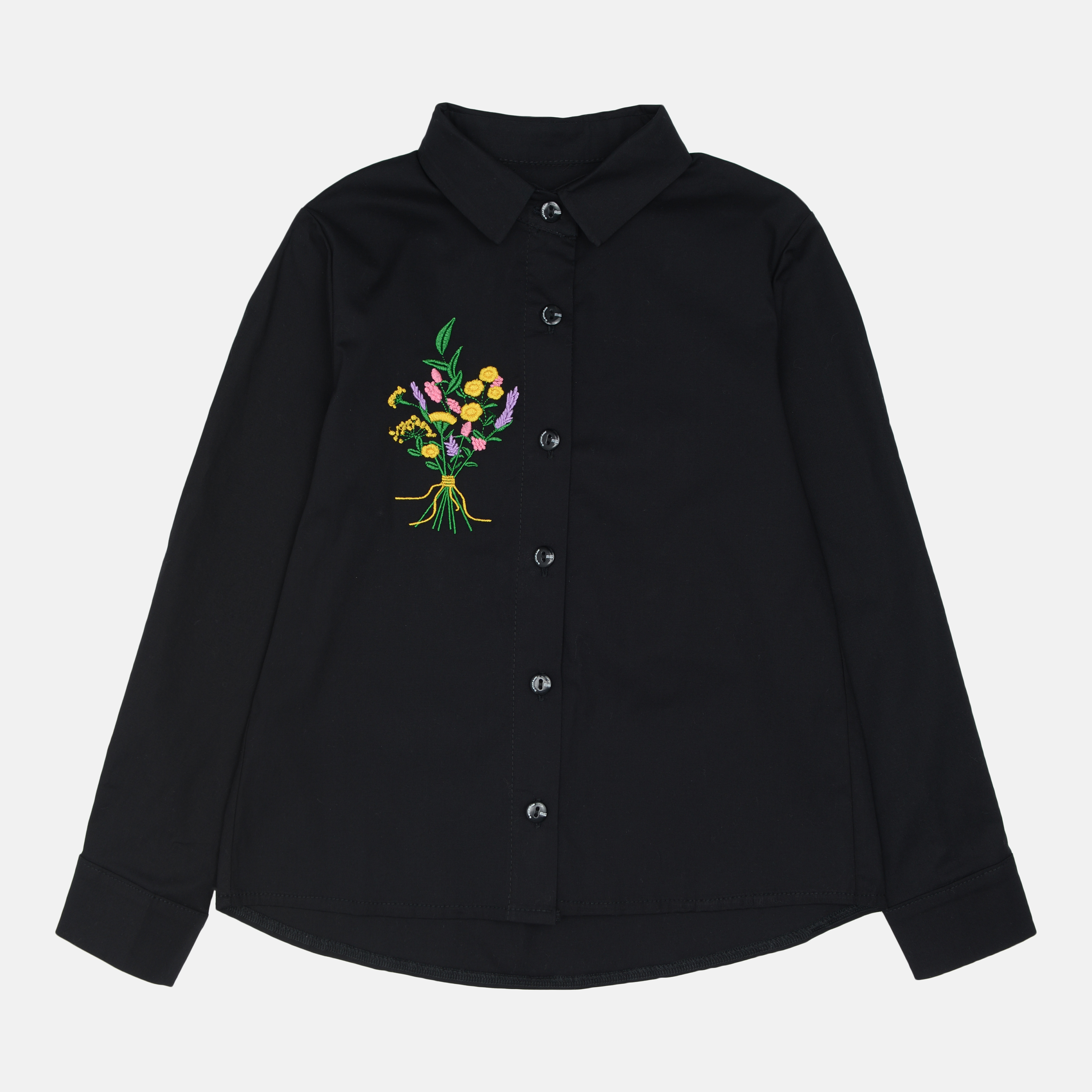 

Рубашка Tair kids Школьная коллекция РБ-7932 140 см Черная