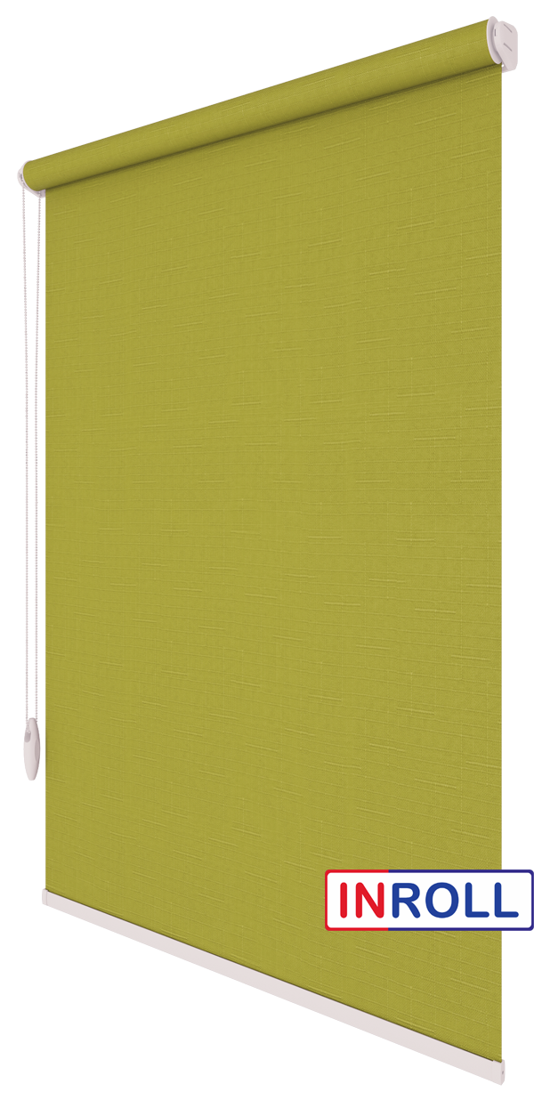 

Ролета тканевая INROLL Есо-Standart 182,5х165 см Len Зеленый 7383