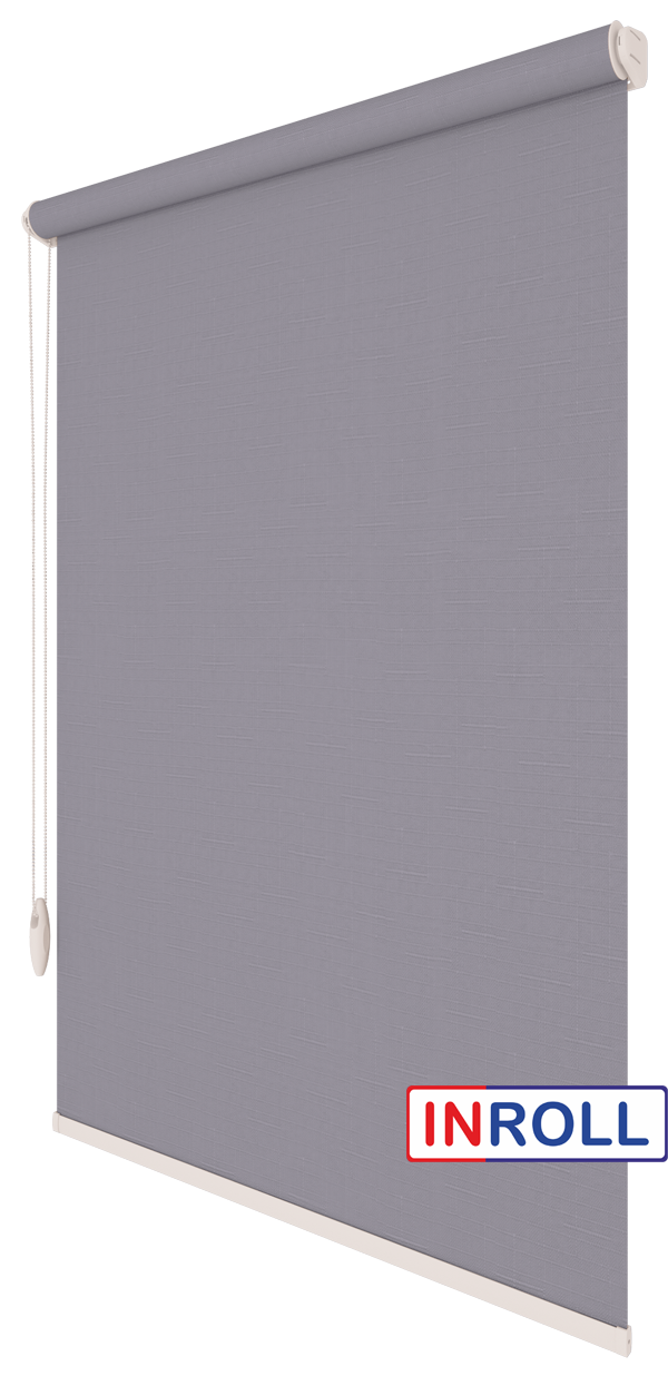 

Ролета тканевая INROLL Есо-Standart 155х165 см Len Серый 7436