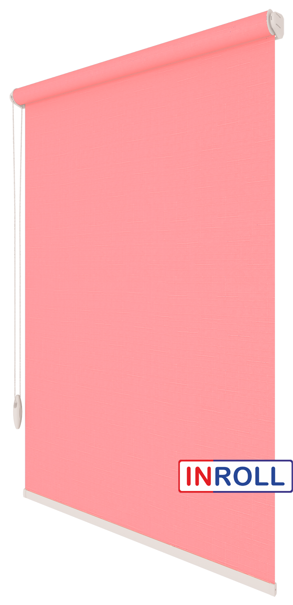 

Ролета тканевая INROLL Есо-Standart 165х165 см Len Розовый 1870