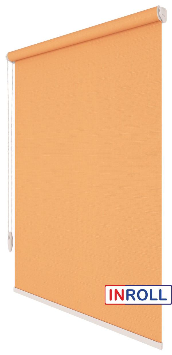 

Ролета тканевая INROLL Есо-Standart 200х165 см Len Персиковый 2071