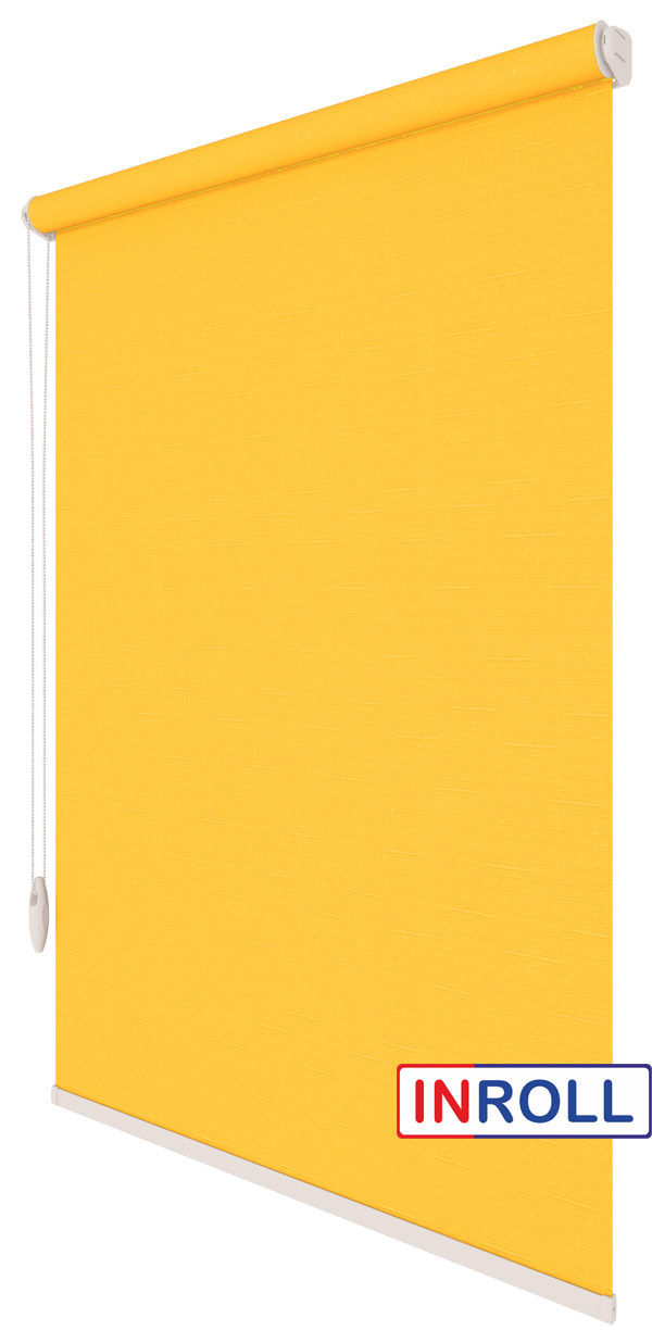 

Ролета тканевая INROLL Есо-Standart 162,5х165 см Len Желтый 858