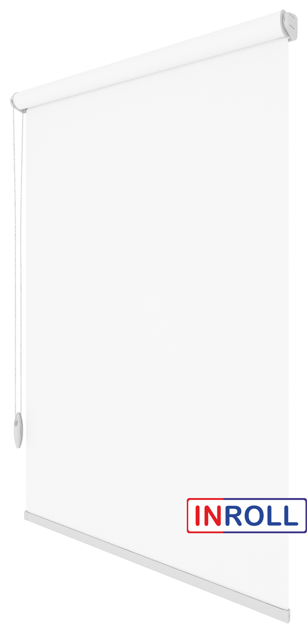 

Ролета тканевая INROLL Есо-Standart 180х165 см Len Белый 800